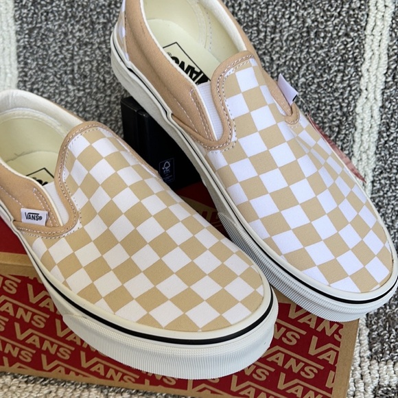 Vans Classic Slip-On Checkerboard Frappe/True White WMNS - Picture 7 of 16